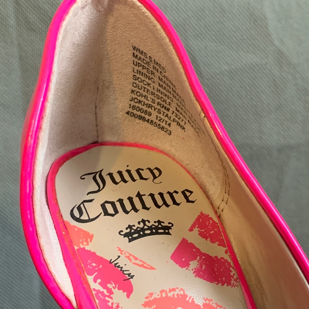 Juicy Couture Hot Pink Heels - Picture 4 of 4